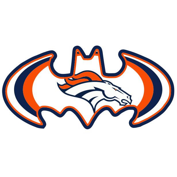 Denver Broncos Batman Logo DIY iron on transfer (heat transfer)